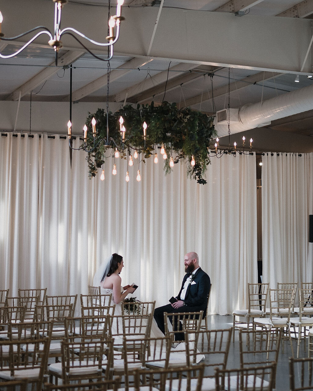 A quiet and intimate space for such a special and private moment. We love how this couple utilized their ceremony space before guests arrived to read their vows to one another.​​​​​​​​​
Photography: @jonthanbryant.photos 

#thecollectorsroomclt #clt 
