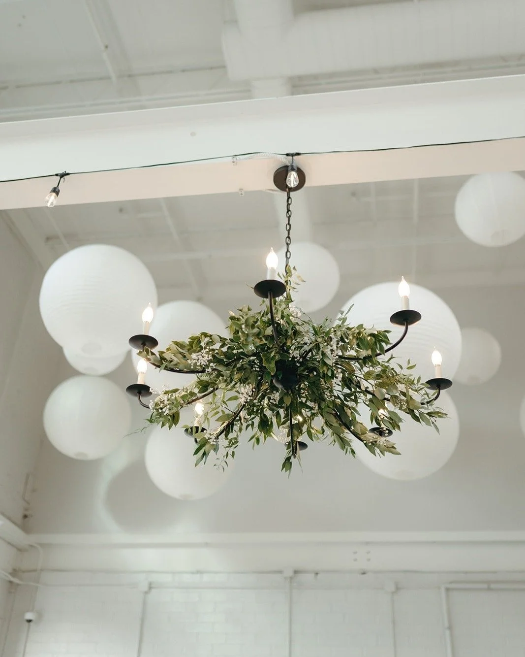 This is your sign to add greenery to our chandeliers 🌿✨|| Our recommended vendors list has been hand crafted with Charlotte professionals. Ask a Beau Monde expert for vendor recommendations! 

Photography: @fadedfernphotography
Planner: @clt.thegath