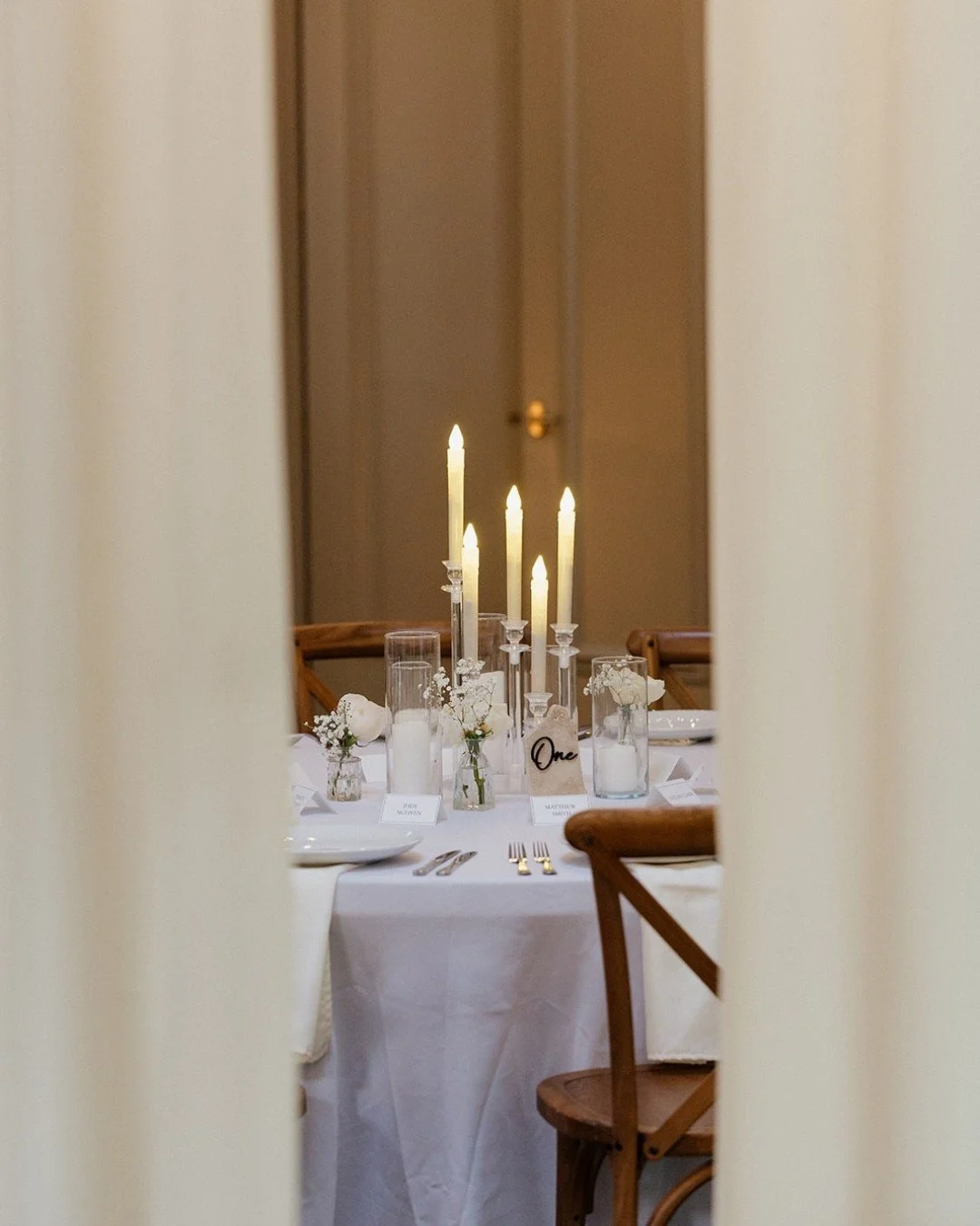 Like a scene from a dream, peeking through to find the perfect setting. || With our impeccable catering, wedding planning and focus on the important wedding details, our dedicated team is committed to making your dream wedding a reality.

Photography