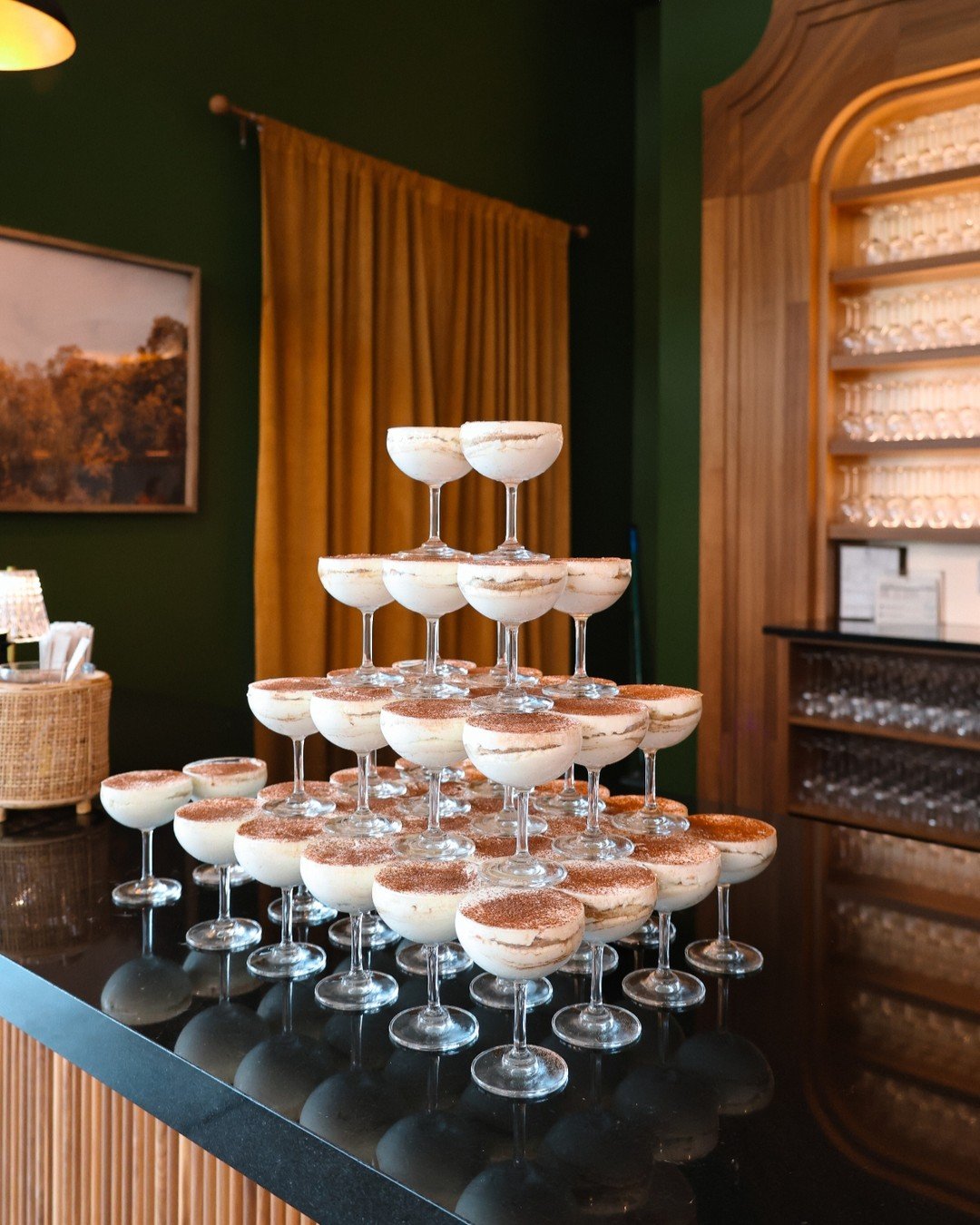 Tiramisu Tower? Yes, please! || At Beau Monde, we understand that every event is as unique as its host, which is why we offer a personalized approach to crafting unforgettable dining experiences.

Photography: @lggroke
Catering: @beaumondecatering