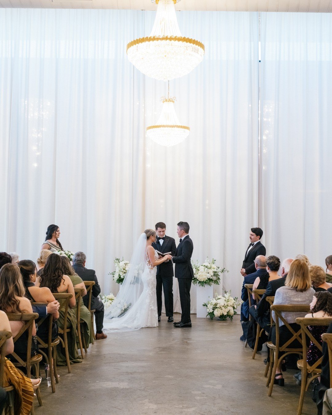 A ceremony framed by light, love, and timeless elegance🤍 ||Trust in Beau Monde to make your special day an unforgettable celebration of love and joy.

Photography: @arikashelest
Florals: @lilygreenthumbs