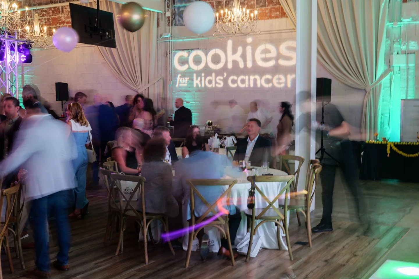 More than just a beautiful space, we&rsquo;re a place where the community comes together for a cause. || Honored to host 'Cookies for Kids' Cancer' and see our walls filled with so much purpose. 🍪✨

Photography: @ricomarcelophotography
Balloons: @tw