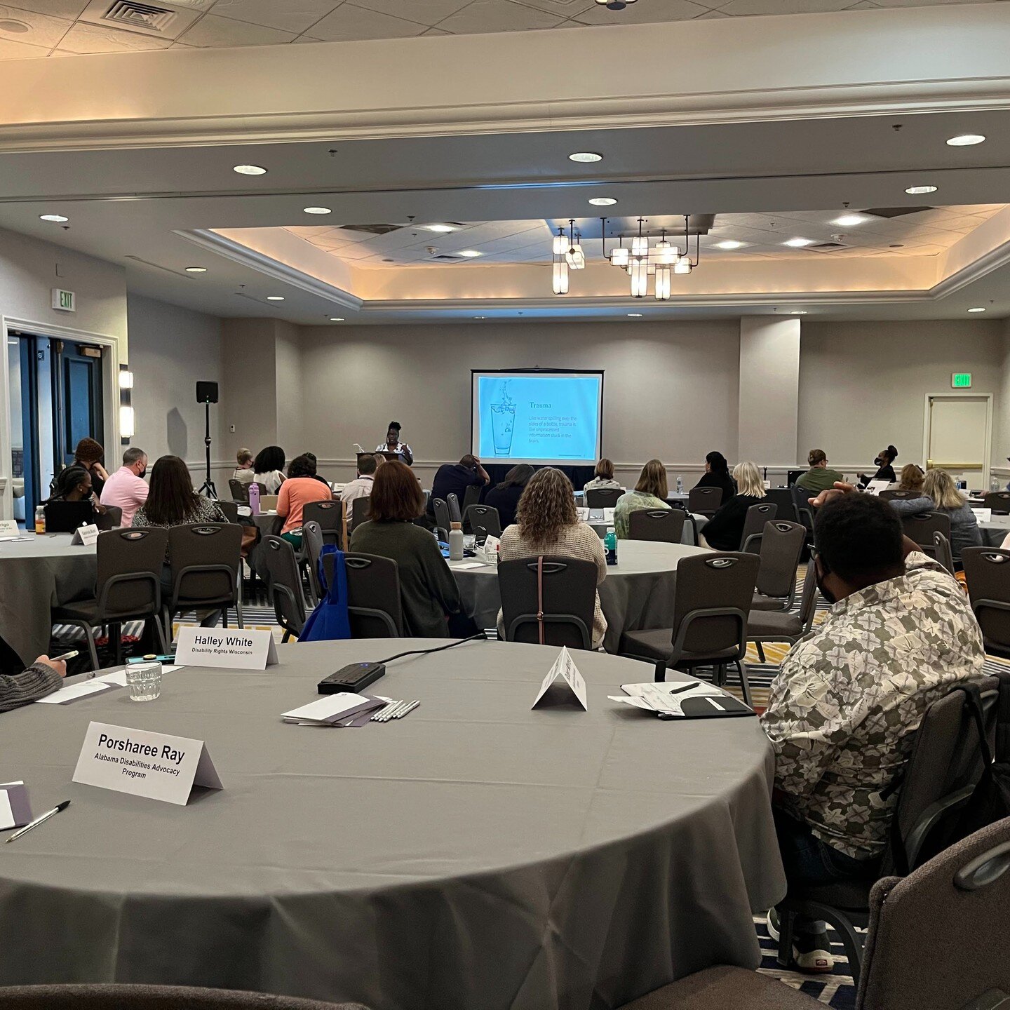 In 2023, this past summer, our trauma recovery coach Kia Davis, @dakiadavis, hosted a trauma workshop series at the National Disabilities Rights Network annual conference. The NRDN supports of the largest providers of legally based advocacy services 