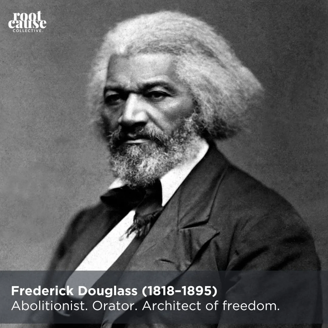 Today, on the eve of Frederick Douglass&rsquo; chosen birth date, we honor a man who understood that freedom was never meant to be solely symbolic, it was meant to be lived.&nbsp;

Douglass fought for the abolition of slavery with his words, his orga