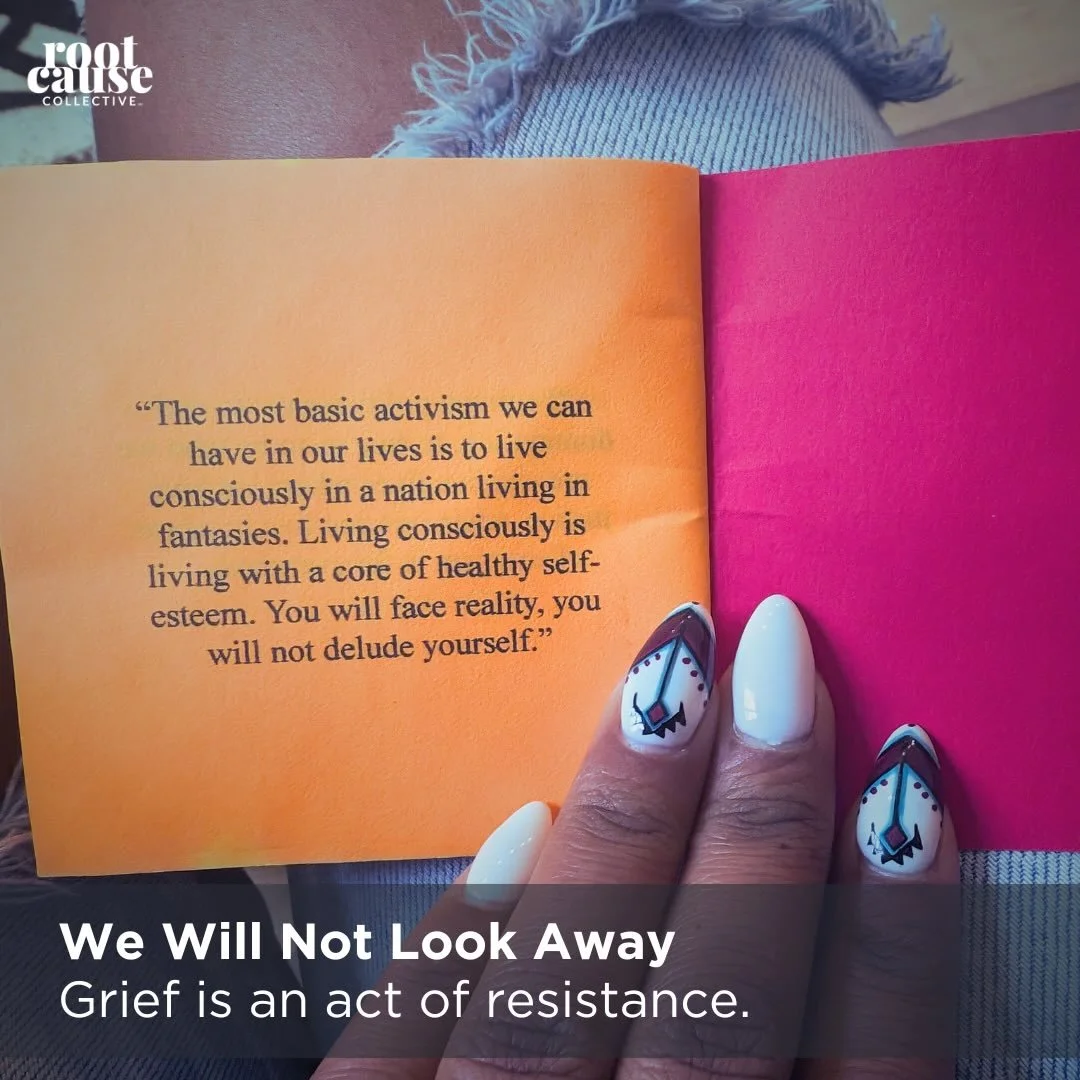 &ldquo;The most basic activism we can have in our lives is to live consciously in a nation living in fantasies. Living consciously is living with a core of healthy self-esteem. You will face&nbsp;reality,&nbsp;you will not delude yourself.&rdquo;&nbs