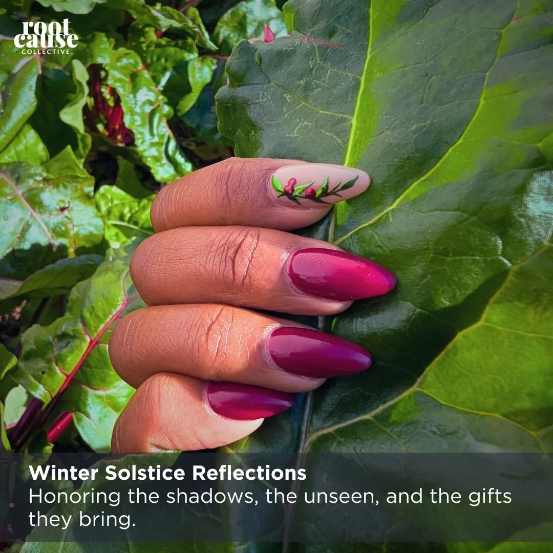 Reflections for&nbsp;Winter Solstice&nbsp;Season, in the words of our founder&nbsp;AW Shields.&nbsp;

Swipe through to feel the shadows, the unseen, and the gifts they bring, and the nourishment they offer as we close the year and&nbsp;root into&nbsp