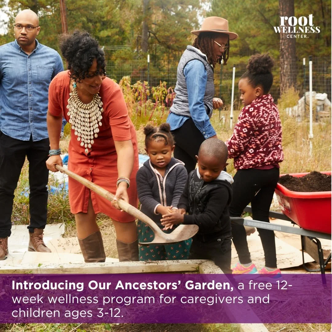 Applications are open for Our Ancestors&rsquo; Garden, our inaugural caregiver and child wellness cohort rooted in Black, Ecowomanist, and Afro-Indigenous healing traditions.&nbsp;&nbsp;

This is a free, 12-week program for families raising children 