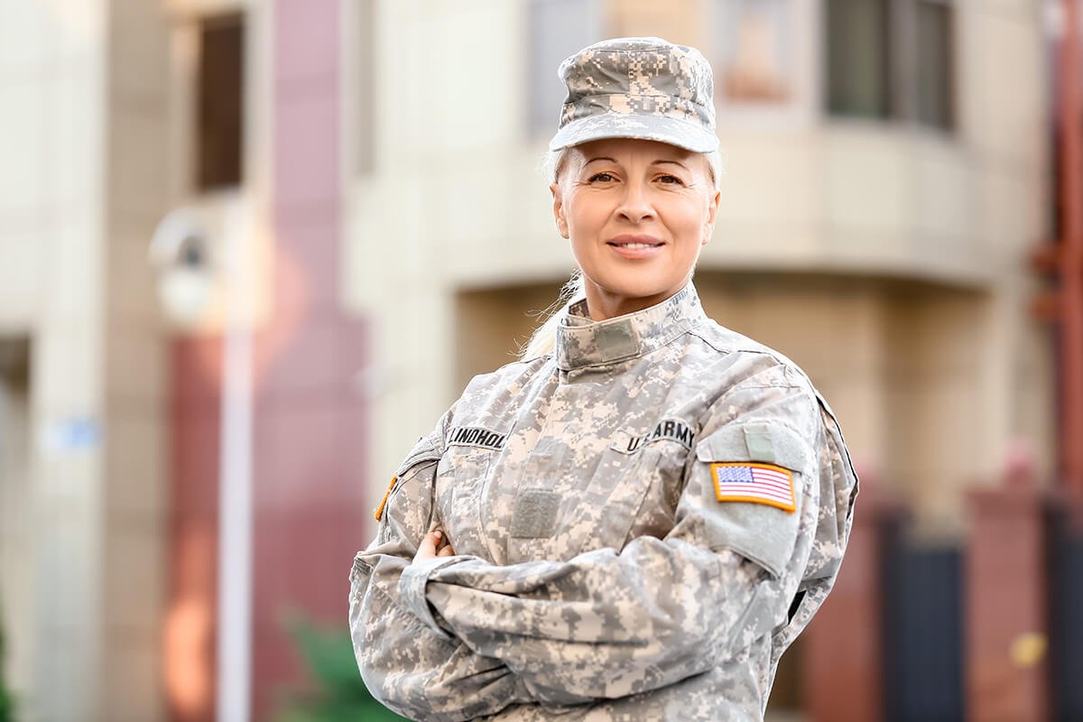 Female military member