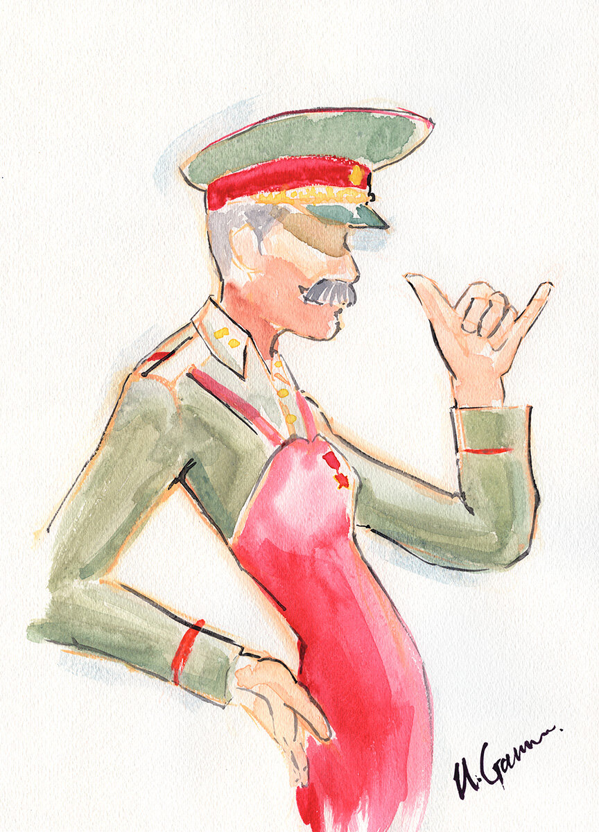 STALIN SKETCHES GREAT!
(Order of the Day, No. 5)