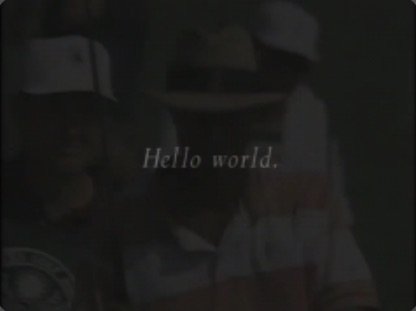 Hello World