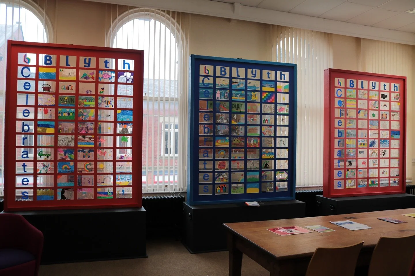 Day 1 of Travelling Tales Blyth display at Blyth Library, as part of Blyth Celebrates. 

Free Art Display , come and see the amazing artwork created by the local community within Blyth from the Travelling Tales workshops. On display upstairs and down