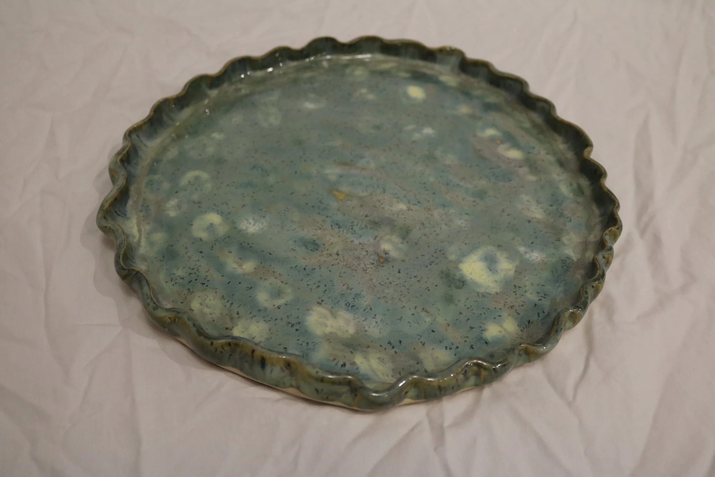 Big Ceramic Wiggle Plate