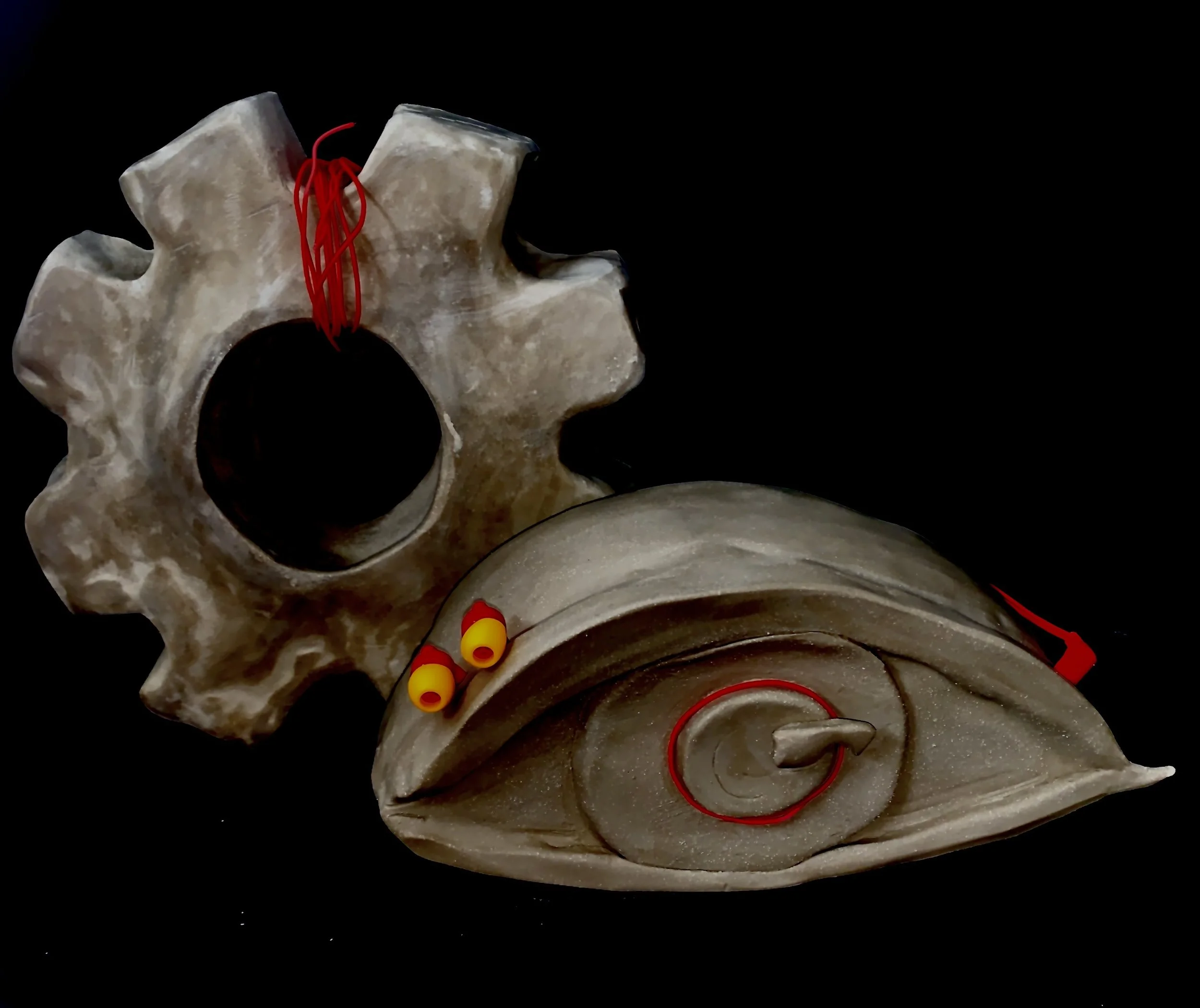 'Mechanical Eye' (2022) Artwork by Hannah Kelly (littlebookofdoodles)