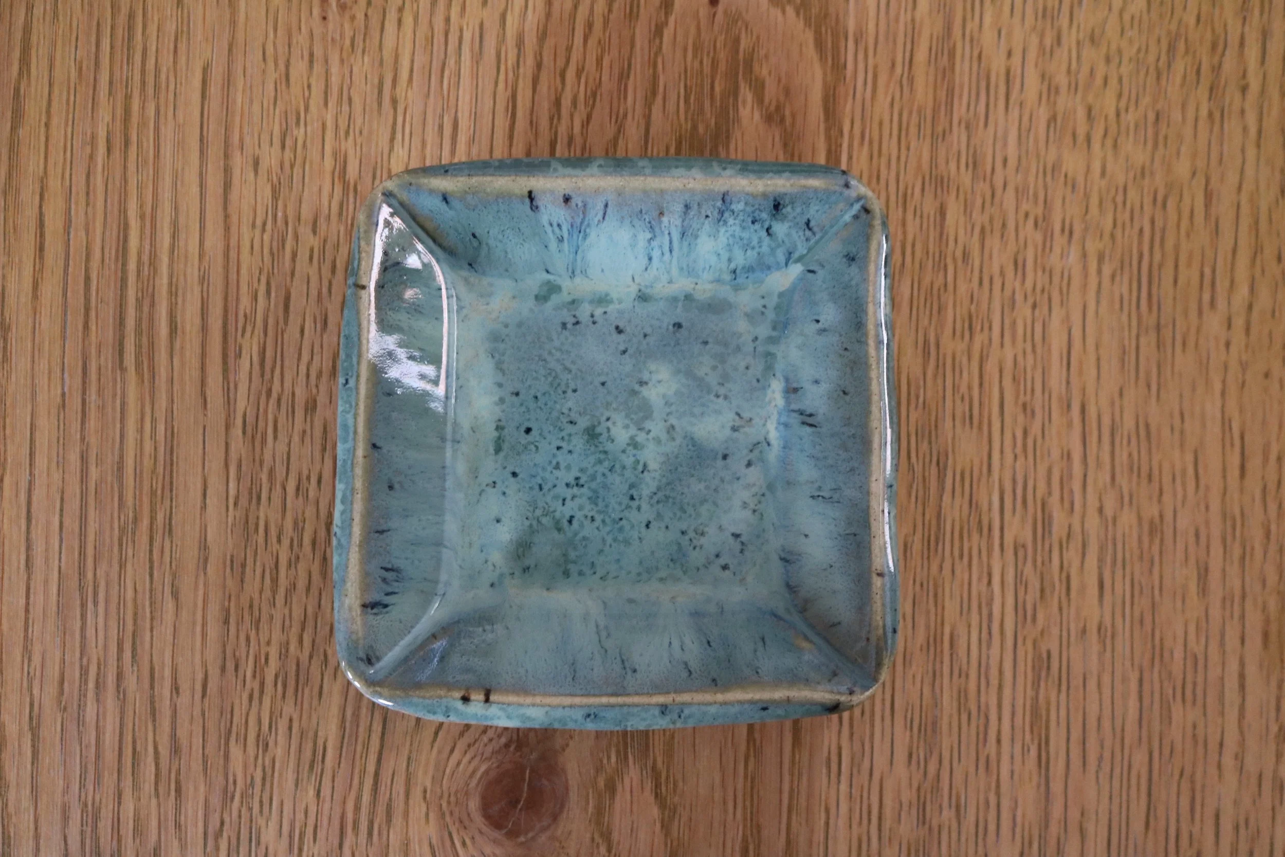 Blue Square Trinket Dish