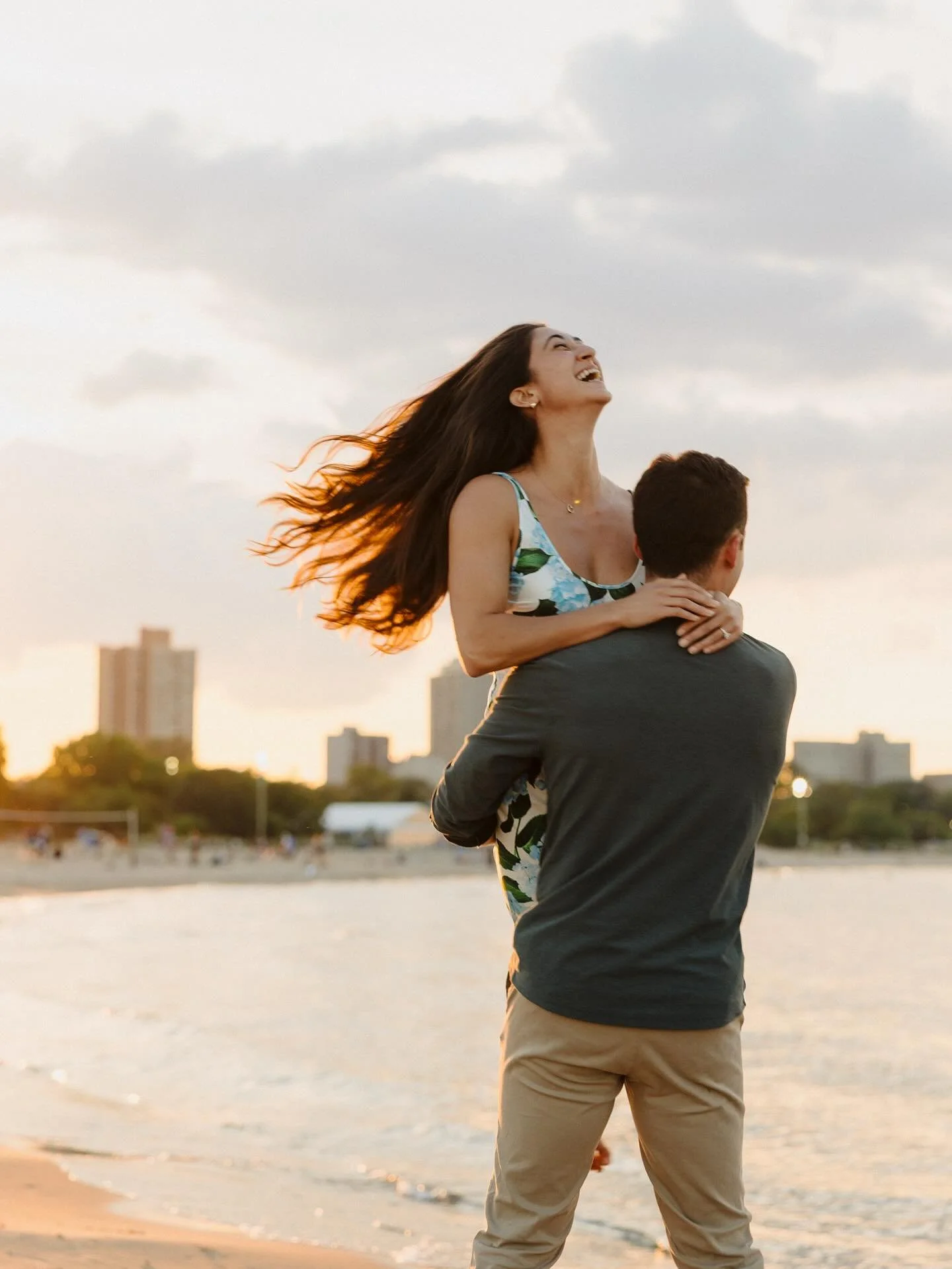 Nothing like a summer sunset on north ave with Melissa and Sam! The joy from these two is palpable! Part one ✨