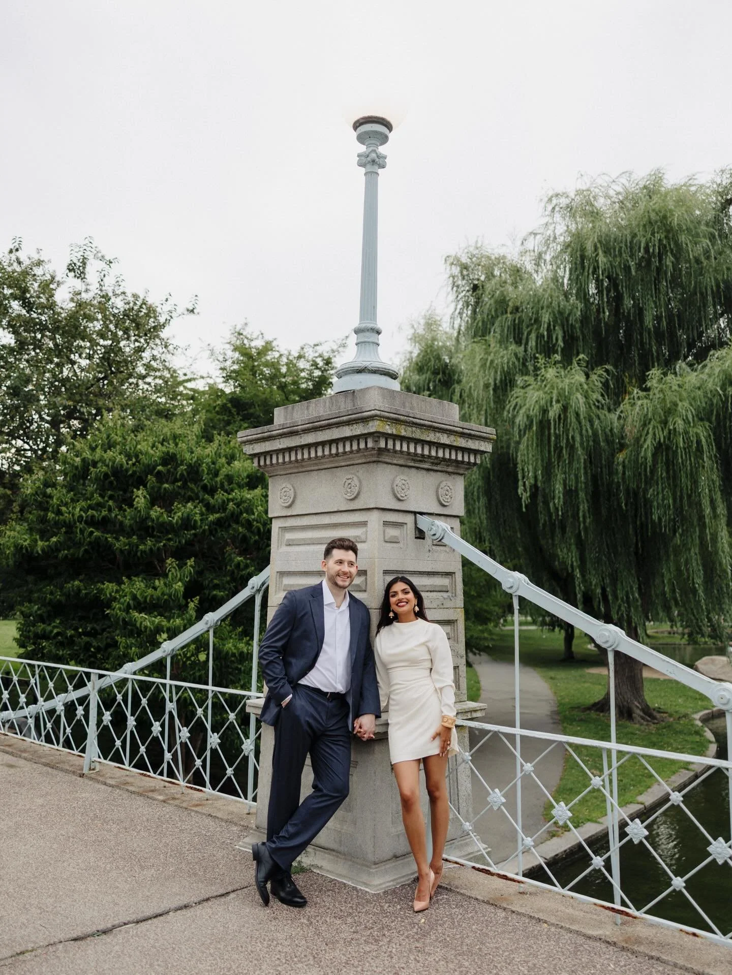 Another Boston/Chicago client crossover!! I loved getting to shoot Aarshia and Ian this past summer in Boston and I&rsquo;m so looking forward to celebrating their wedding with them in Chicago in May! 
Shot for @goldenhoursweddings