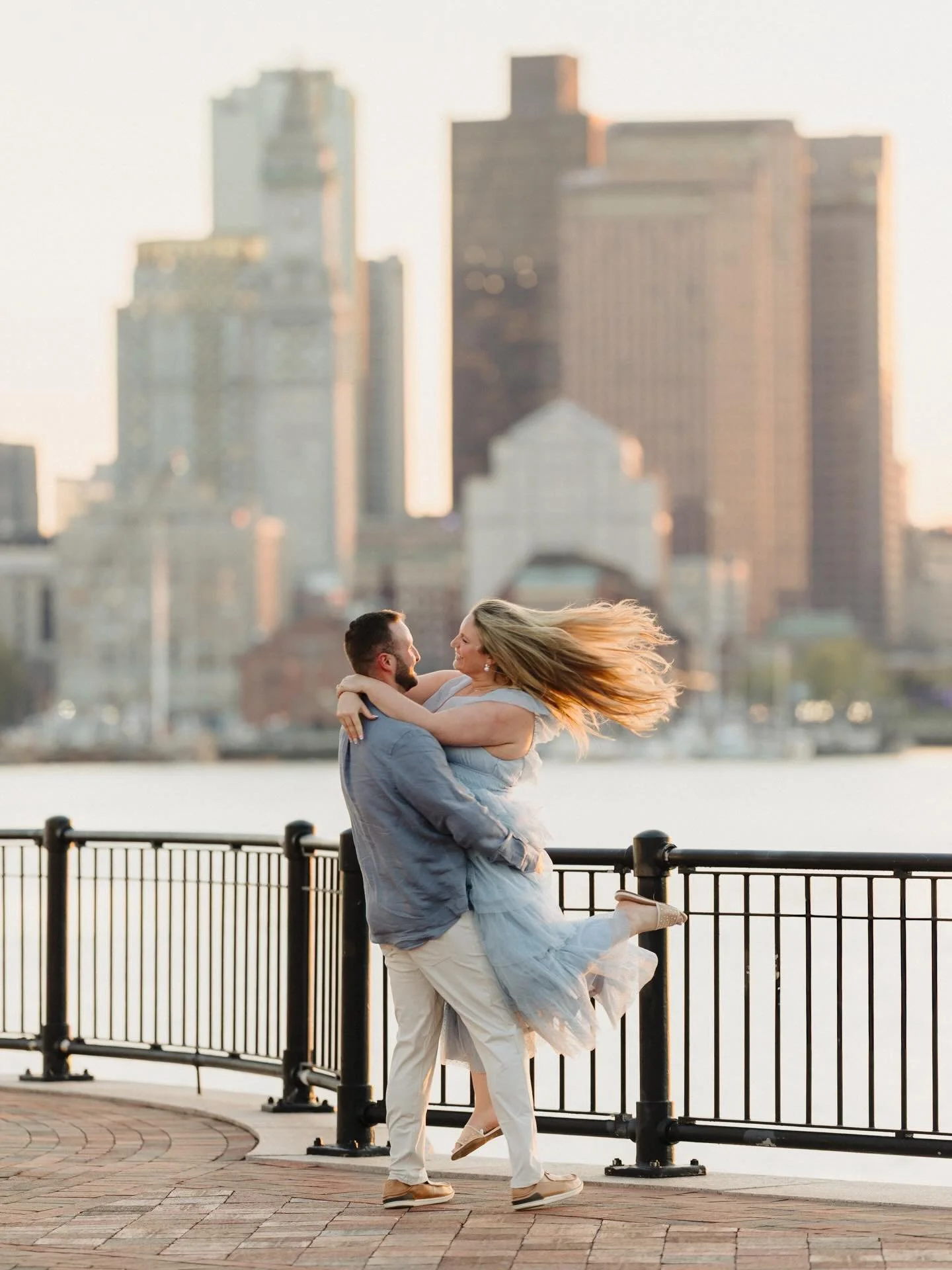 Evan and Riley in Eastie last spring!