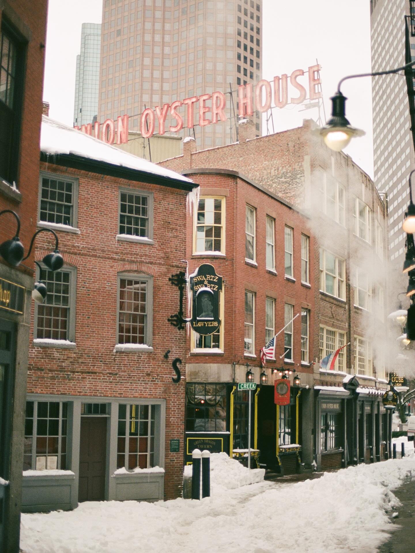 Some personal film from the Boston blizzard with my dad! 🎞️