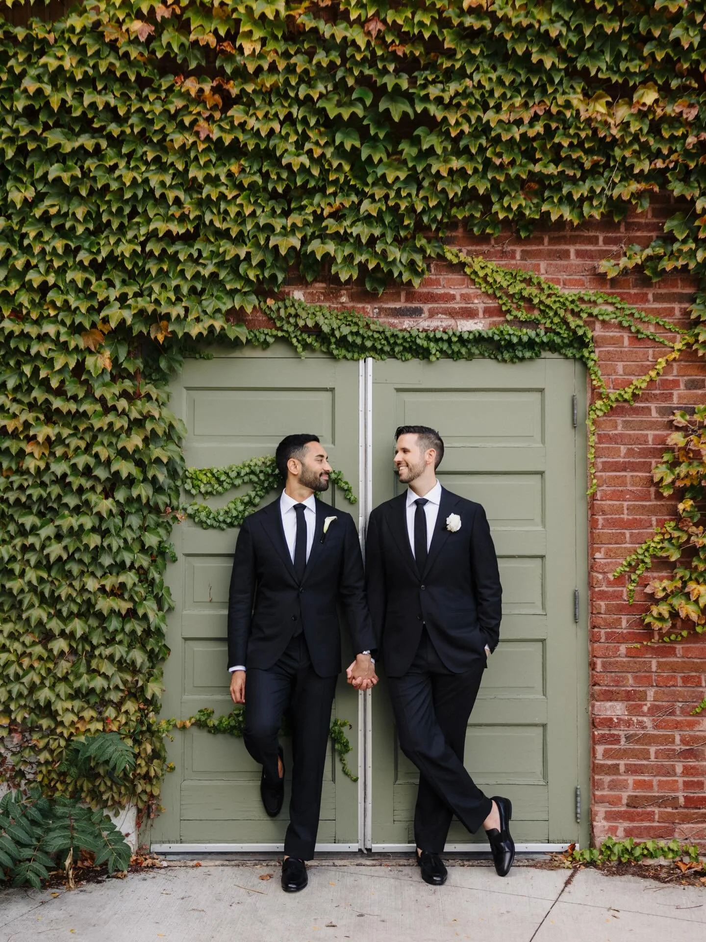 Jonathan &amp; Jeff on film and digital in Lincoln Park! ✨ 

Photography:&nbsp;@ashlynhenryphoto 
Suits:&nbsp;@suitsupply 
Rings:&nbsp;@cartier 
Watch:&nbsp;@longines 
Shoes:&nbsp;@carlosshoesformen 
Makeup:&nbsp;@bsansostiartistry 
Wedding venue:&nb