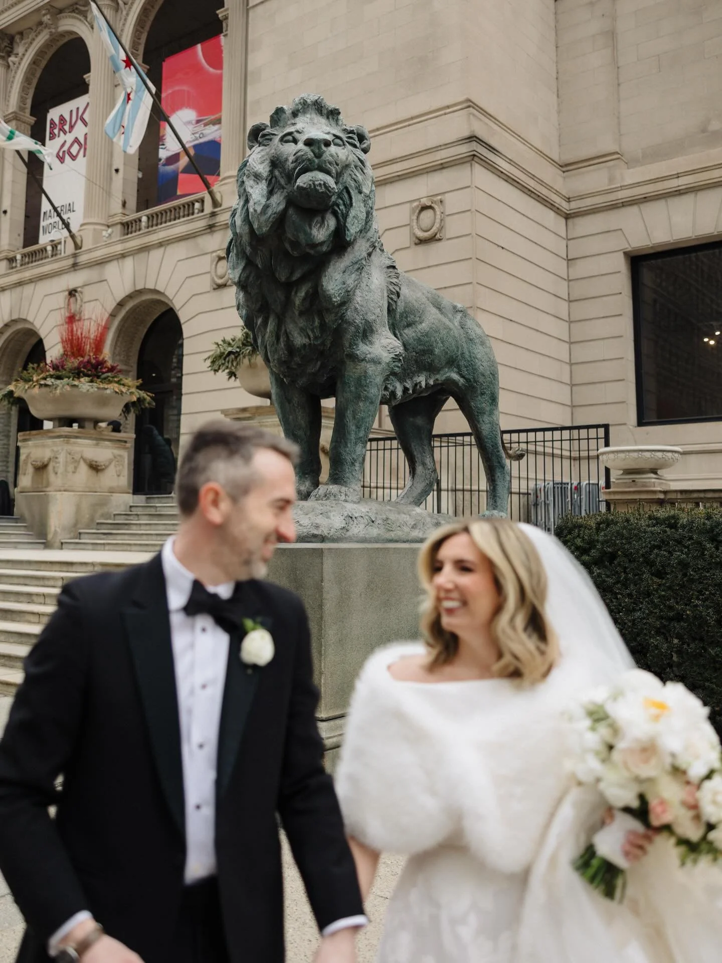 I miss the lions already!!

Planner @ameliacoleevents 
Floral and decor @lifeinbloom @briankempen @leahhhealy @eleganteventlighting 
Hair @anomaliebeautyagency 
Makeup @glambystefanie 
Dress @markingramatelier @ultimatebridechicago 
Photo @ashlynhenr