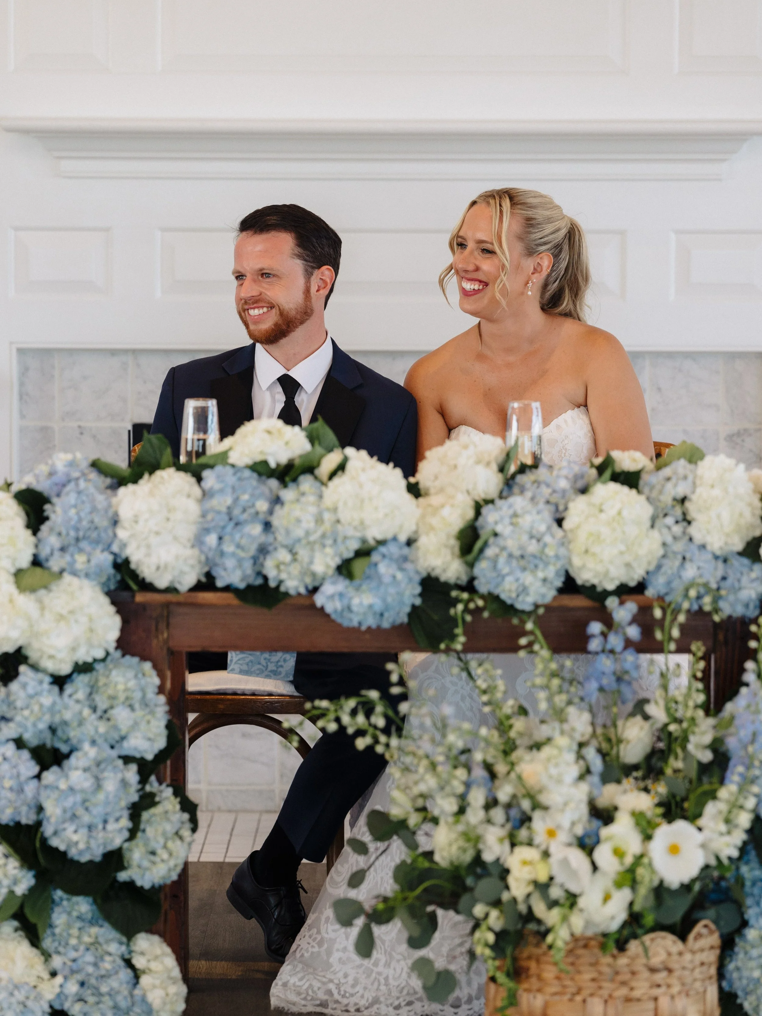 Congratulations to Melissa &amp; Jake! Friday was such a sweet, beautiful day on Cape Cod 🧡✨ Perfect weather, amazing people, stunning views and the best couple to celebrate! It was such a treat to be back at @wychmereevents again as well. Thank y&r