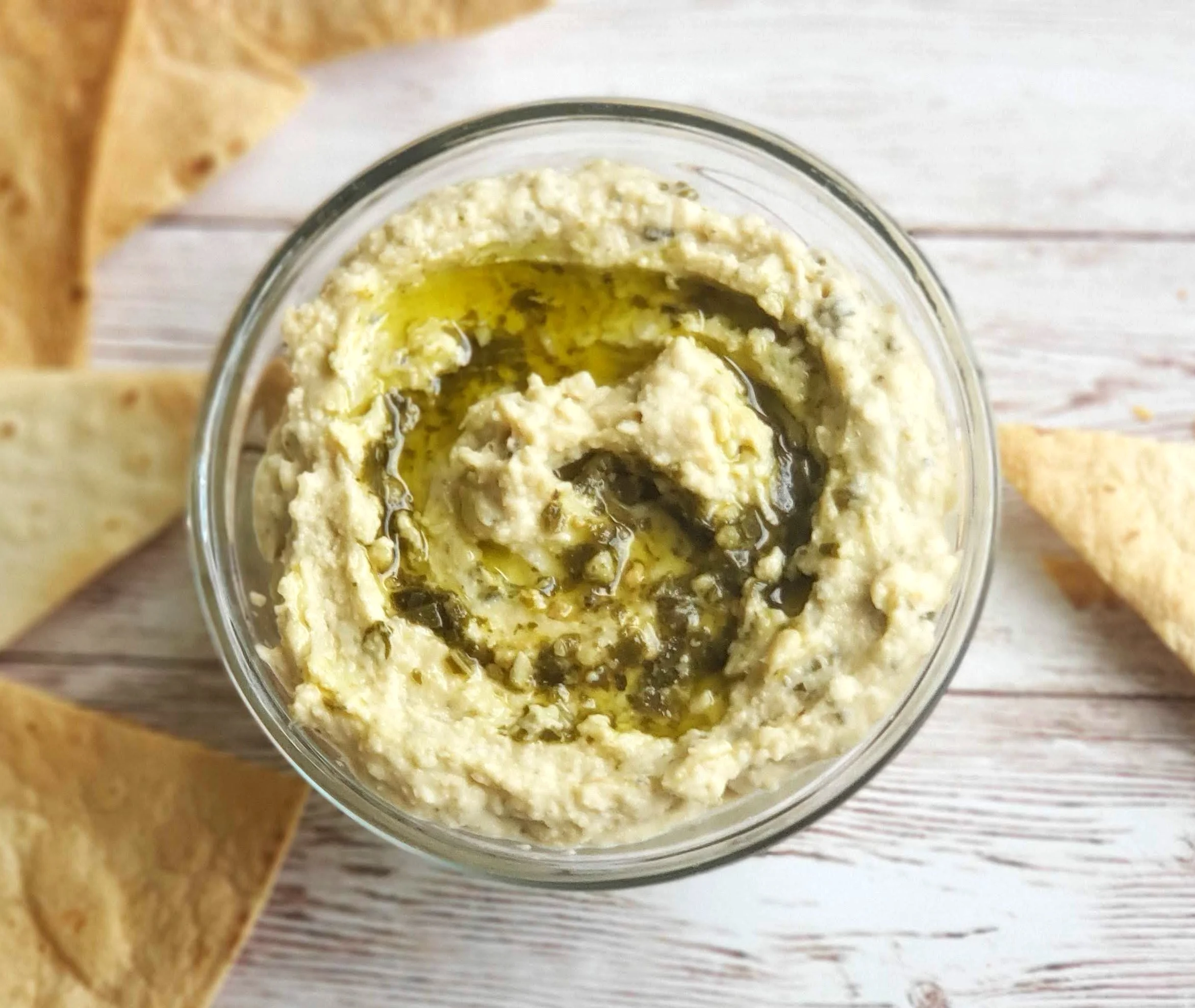 Basil Pesto Hummus — Lean Green Cooking