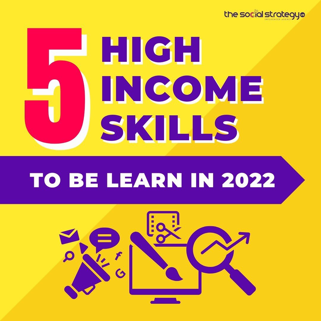 Five high income skills.

These skills are very much in demand.
Learn them to make it big.

Don't forget to SAVE this post!

#instagramgrowth #instagramgrowthhacks
#instagramgrowthtips #instagramgrowthexpert
#instagrammarketing #instagrammarketingtip