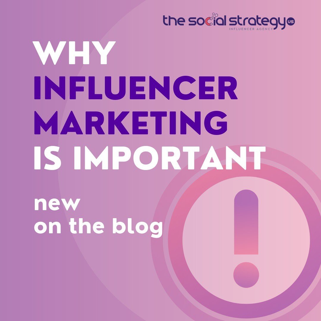 New on the blog!

Please click on the link in bio to read our second blog post and find out why influencer marketing is important.

Please comment below with any questions about influencer marketing and we will do our best to dedicate a blog to answe