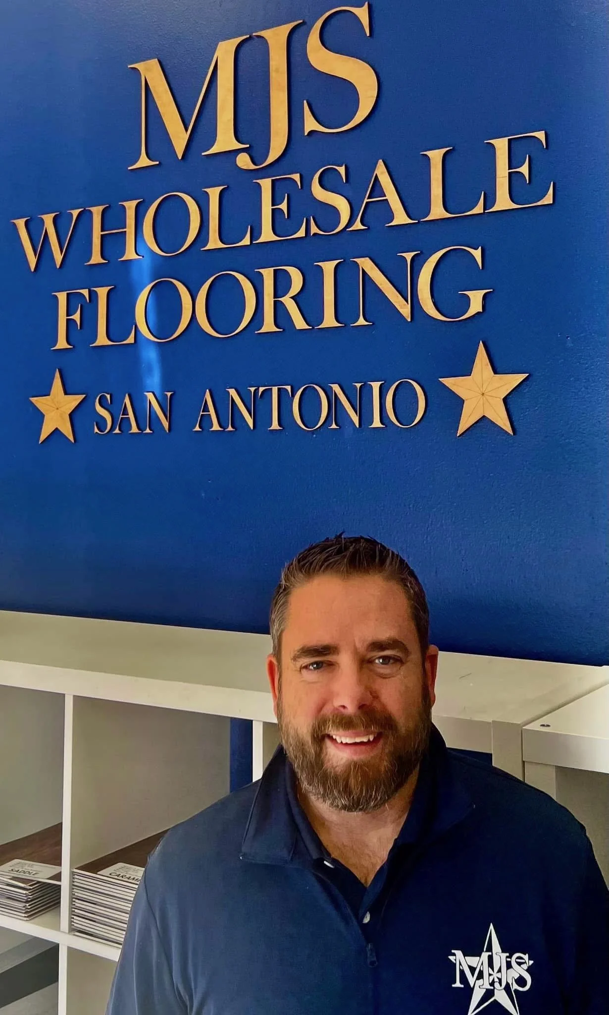 Brad Northcutt, proprietor of MJS Wholesale Flooring in San Antonio