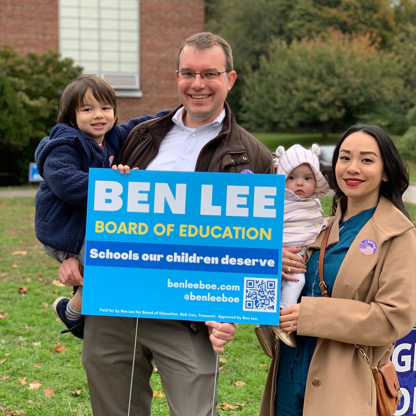 It&rsquo;s been a privilege to fight for the school system I want for my kids and for your kids. And it was especially meaningful to cast my vote with Matthew and Claire by my side!