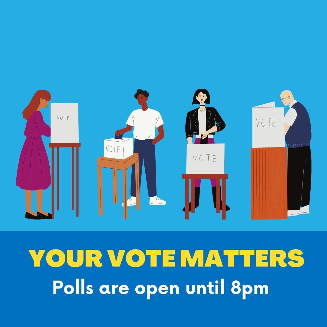 Your vote will help decide Stamford&rsquo;s future. Find your polling place &mdash; all locations open until 8pm &mdash; and cast your vote! http://ow.ly/PueS30rZalx