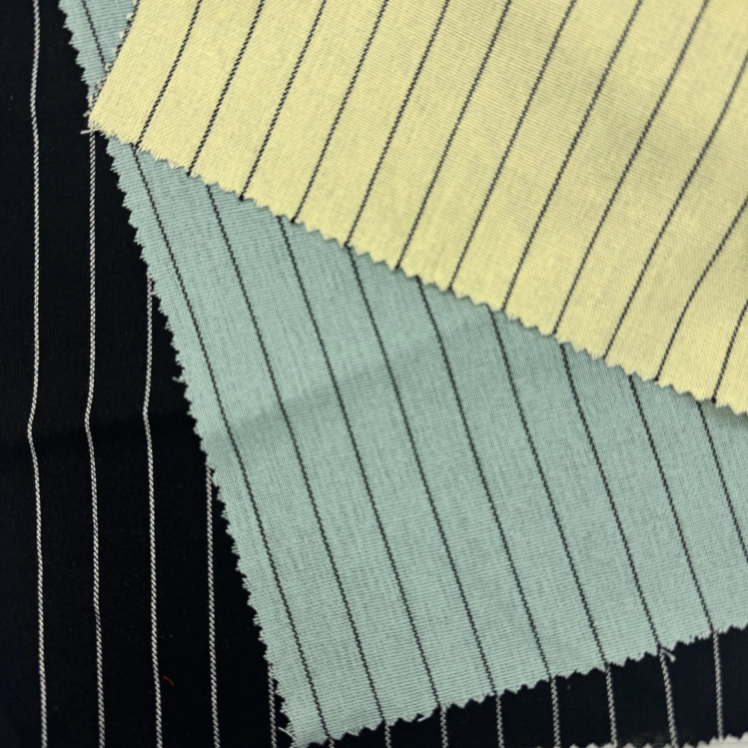 Linen Viscose Yarn Dyed Stripe