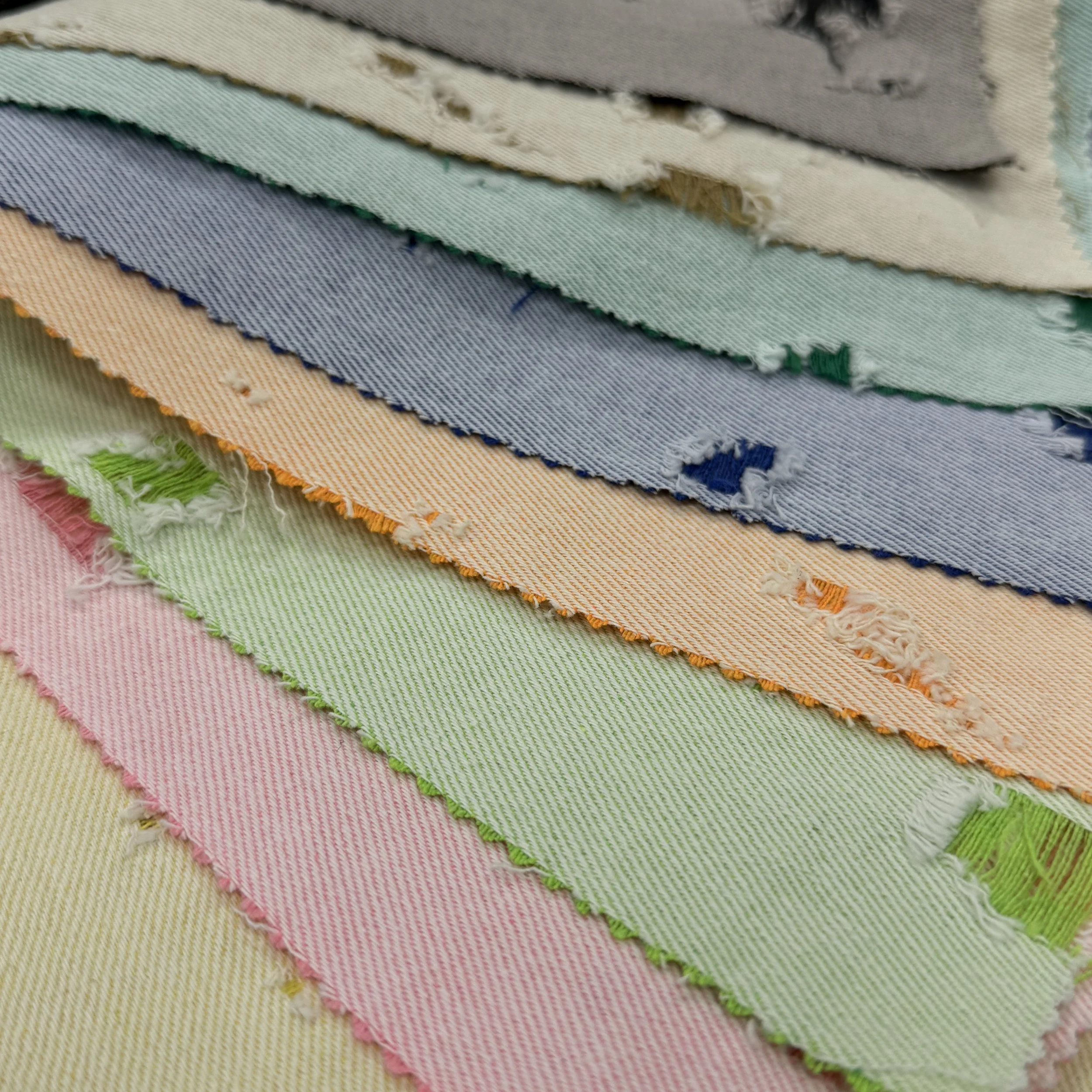 Burnout Jacquard Denim - #Color# - Wimko International Ltd