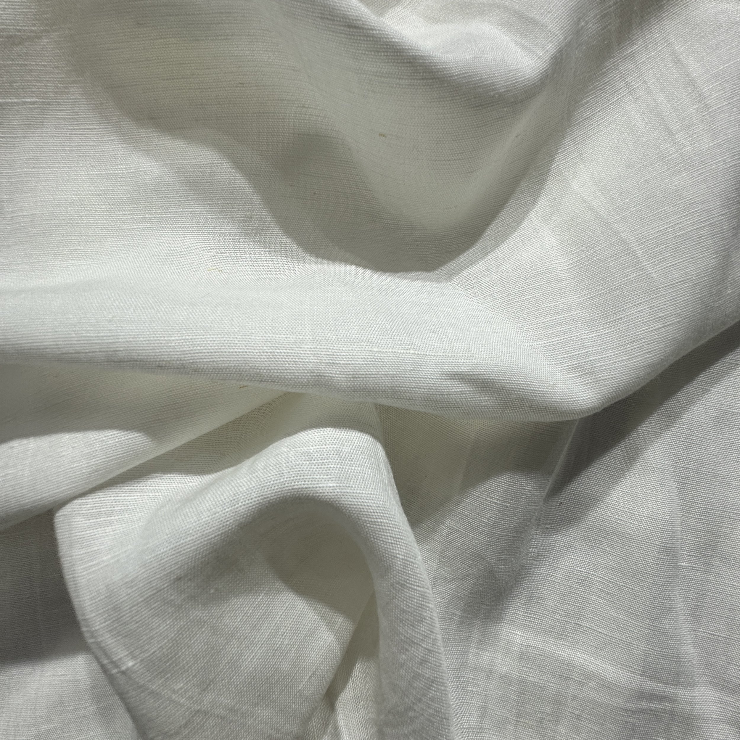 Crinkle Linen - Ivory