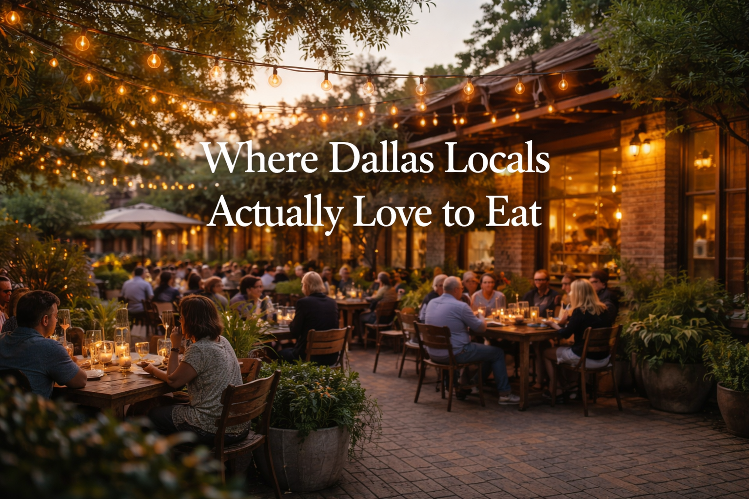 The Best Local Restaurants in Dallas (According to a True Dallas Insider)