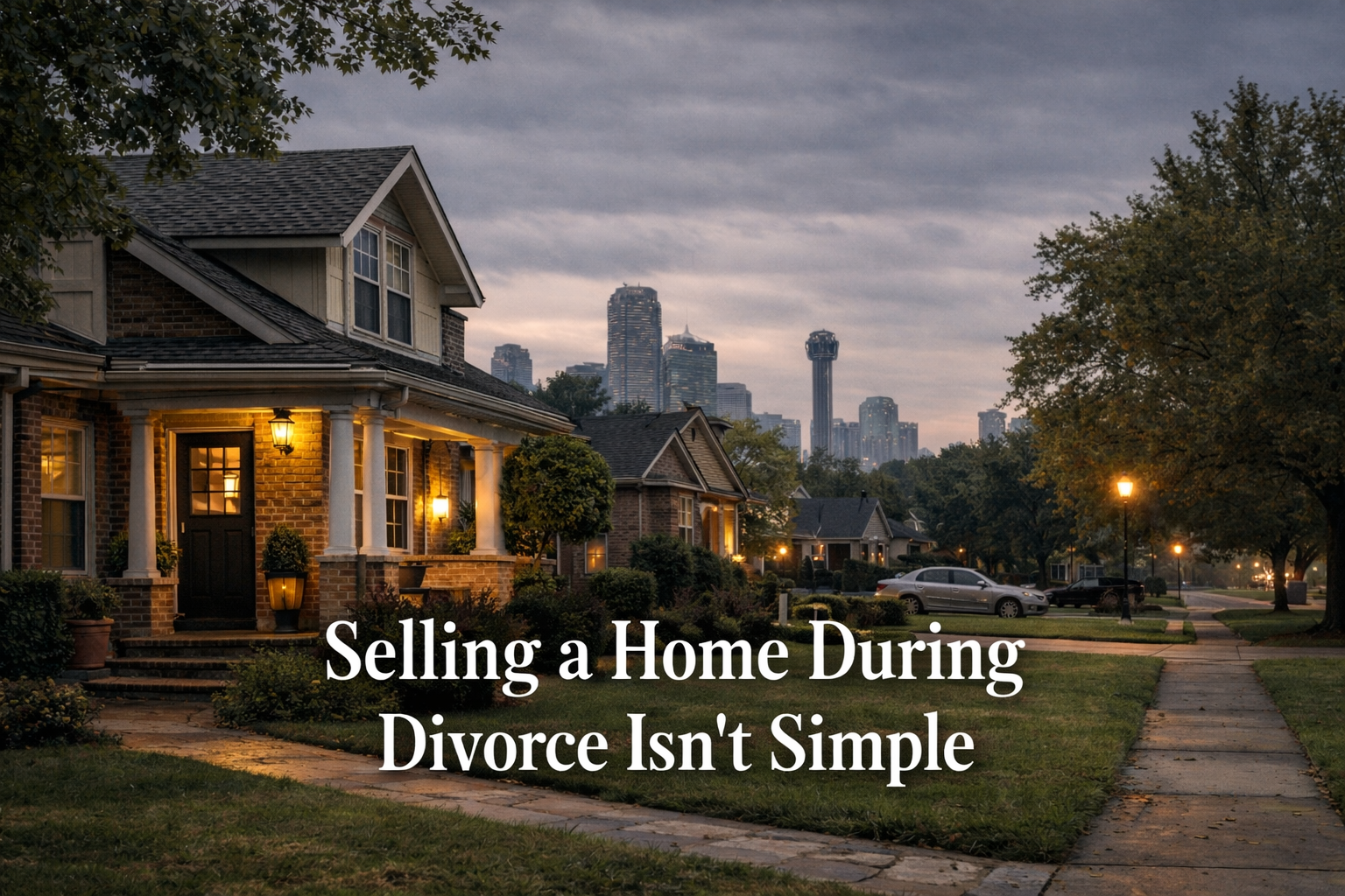 Can I Sell My Home in Dallas During a Divorce? What You Need to Know