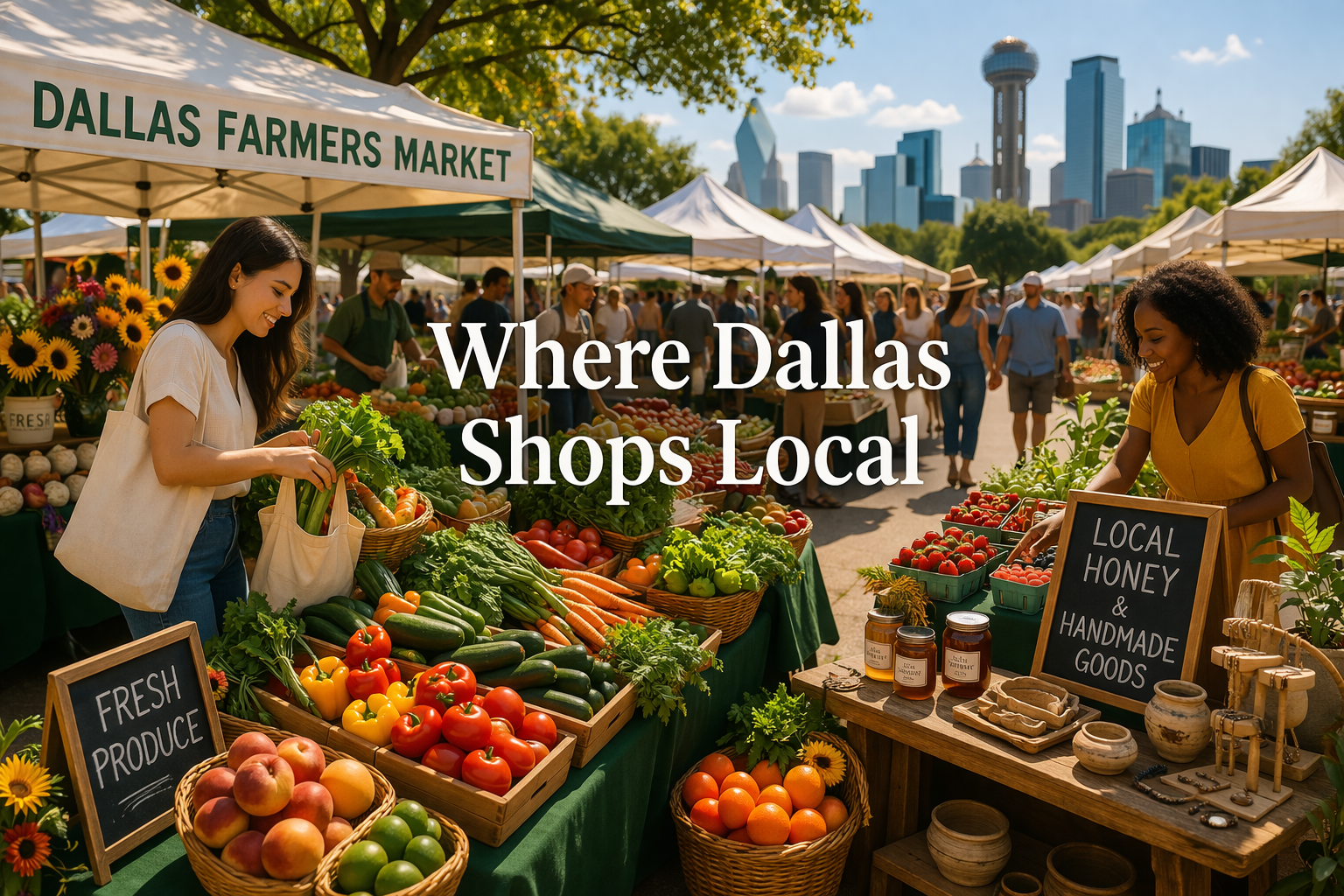 Dallas Farmers Markets and Local Shopping
