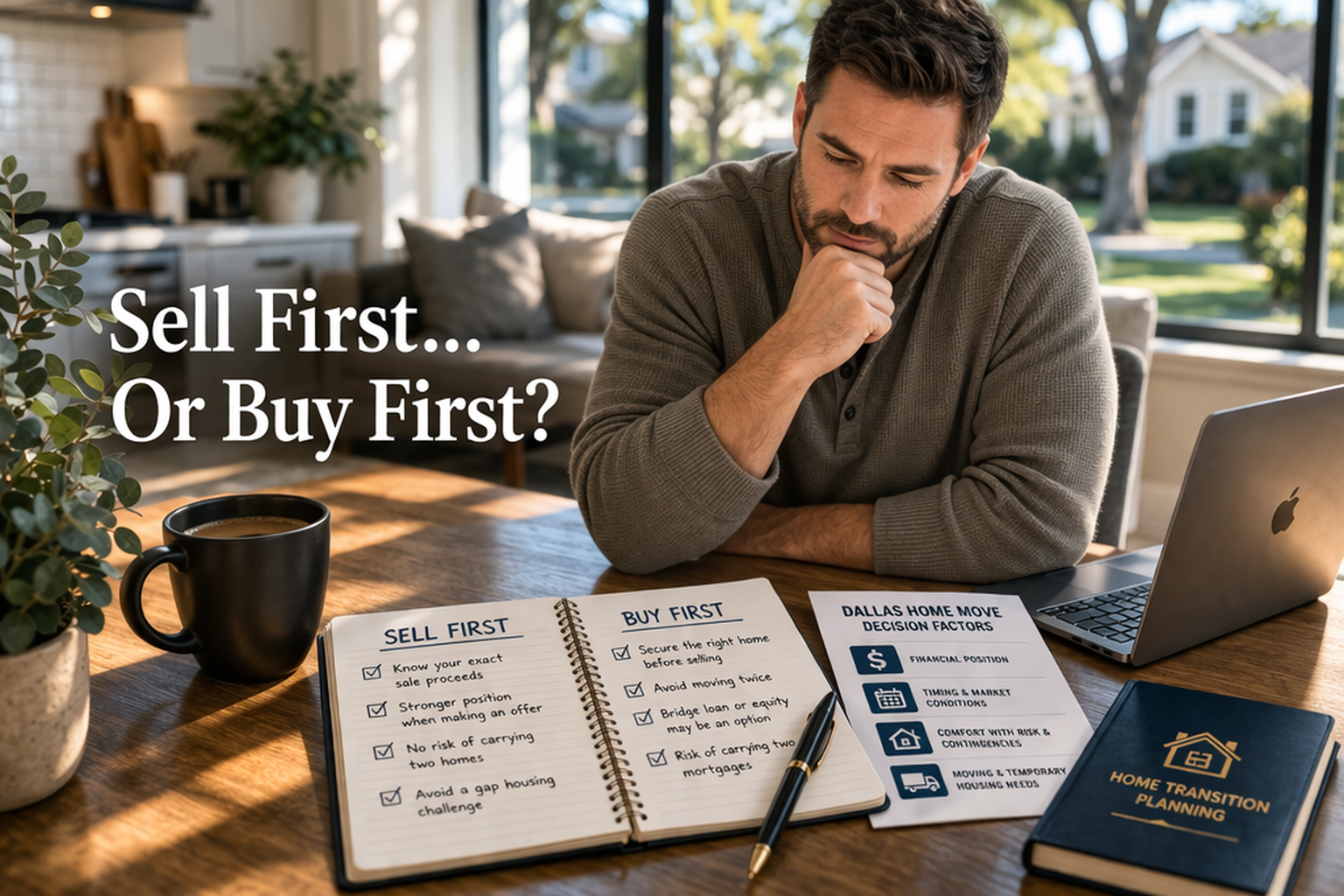 Should I Sell My Dallas Home Before or After I Buy My Next One?