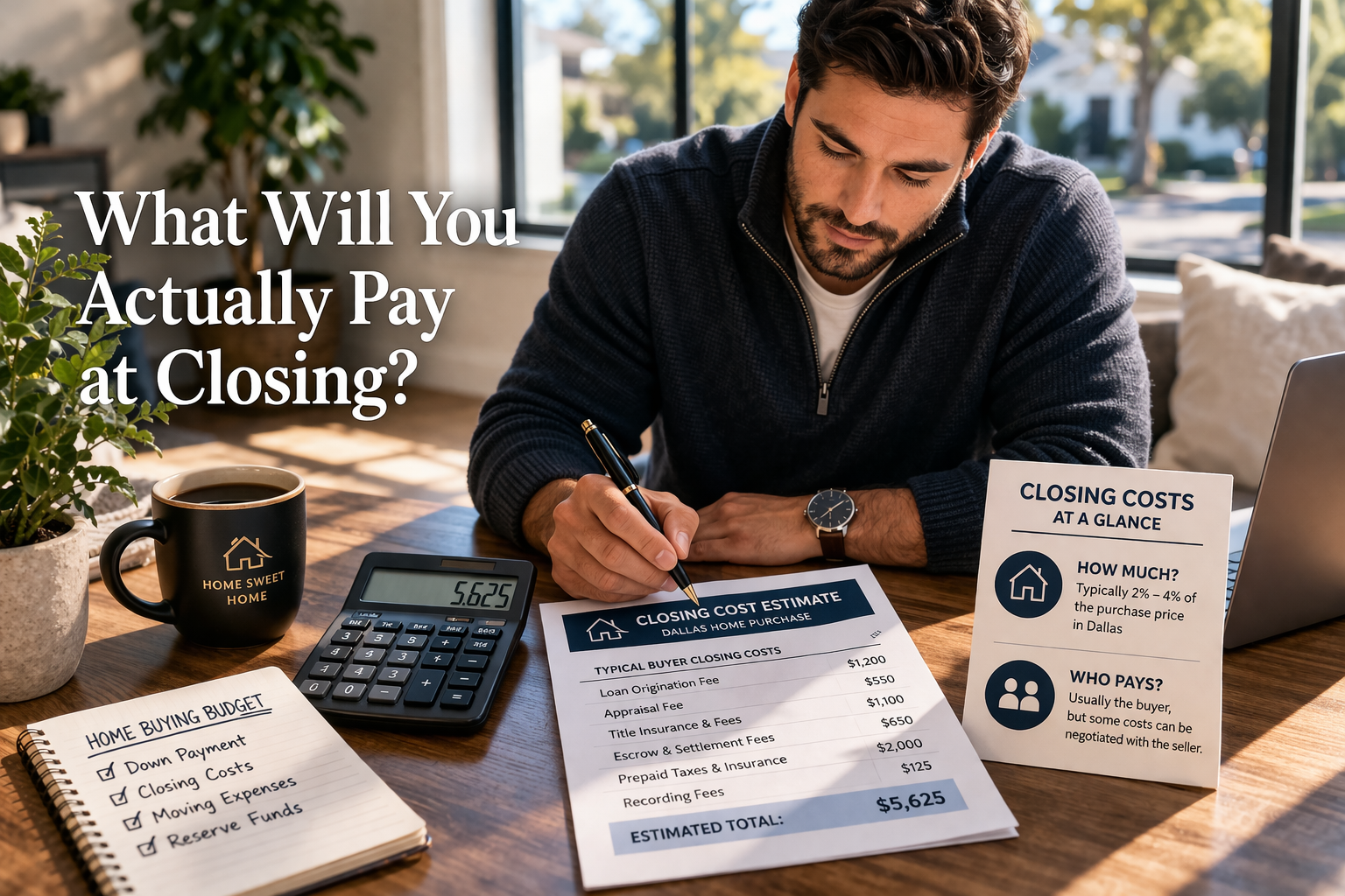 How Much Are Closing Costs When Buying a Home in Dallas, and Who Pays Them?