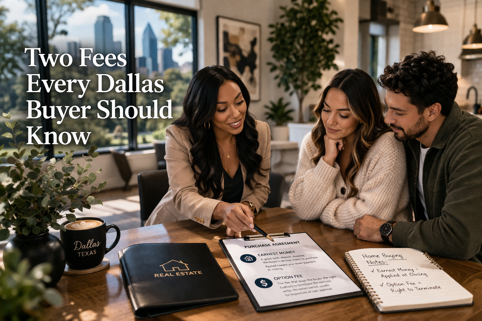 What Is Earnest Money and Option Fee When Buying a Home in Dallas?