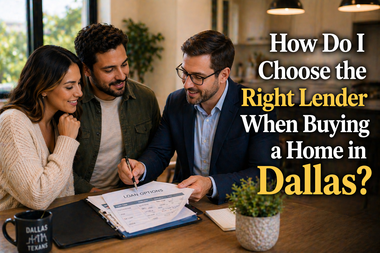 How Do I Choose the Right Lender When Buying a Home in Dallas?