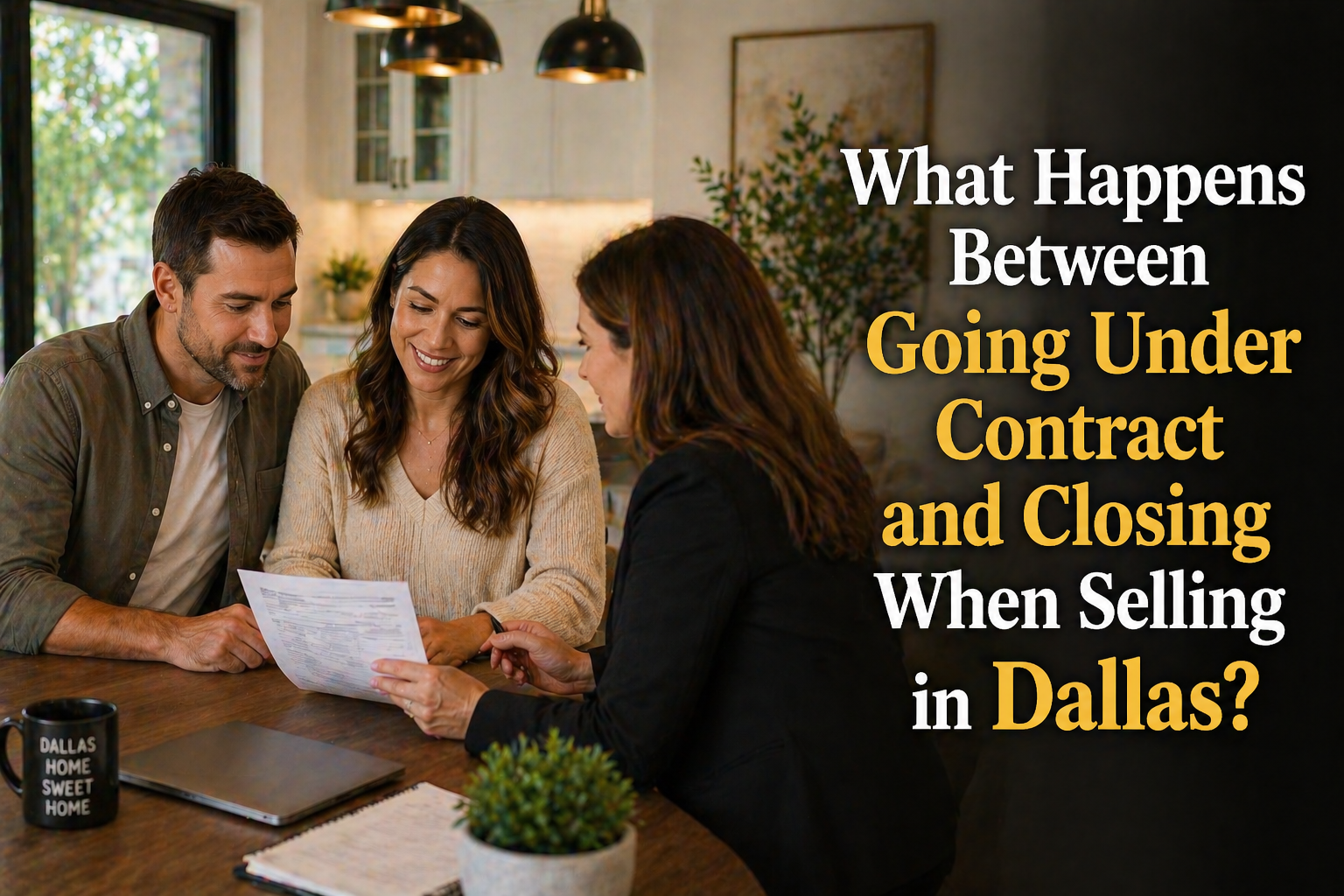 What Happens Between Going Under Contract and Closing When Selling in Dallas?