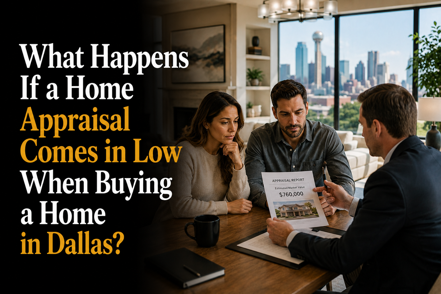 What Happens If a Home Appraisal Comes in Low When Buying a Home in Dallas?