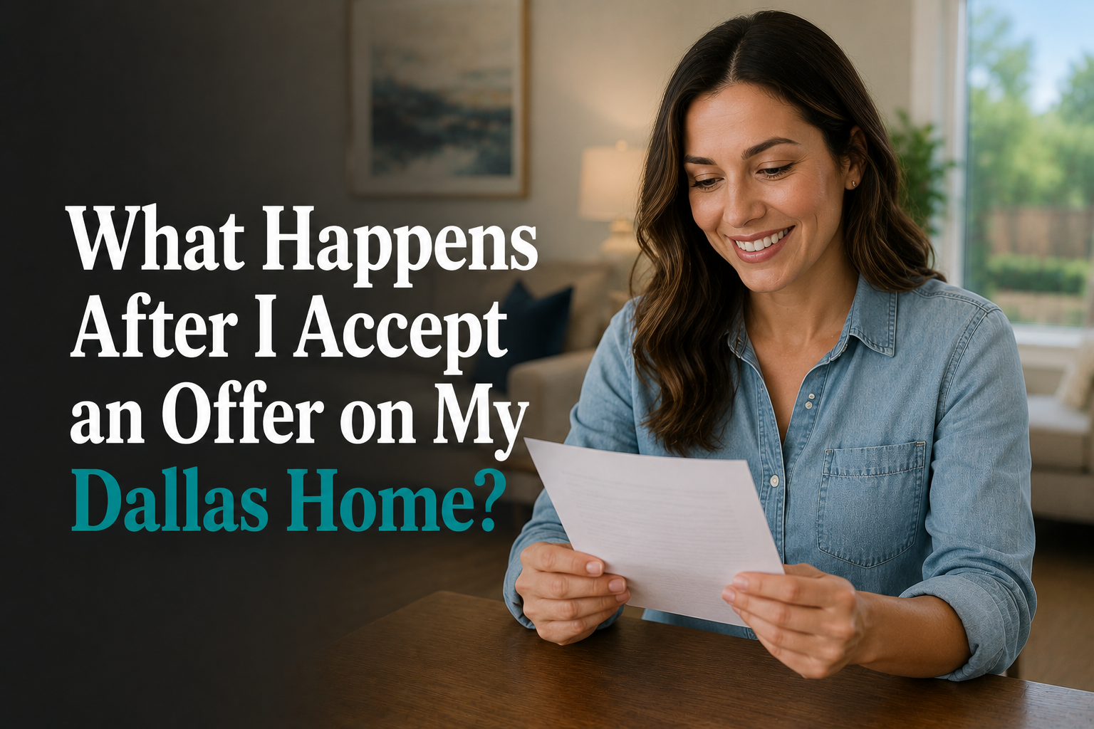 What Happens After I Accept an Offer on My Dallas Home?