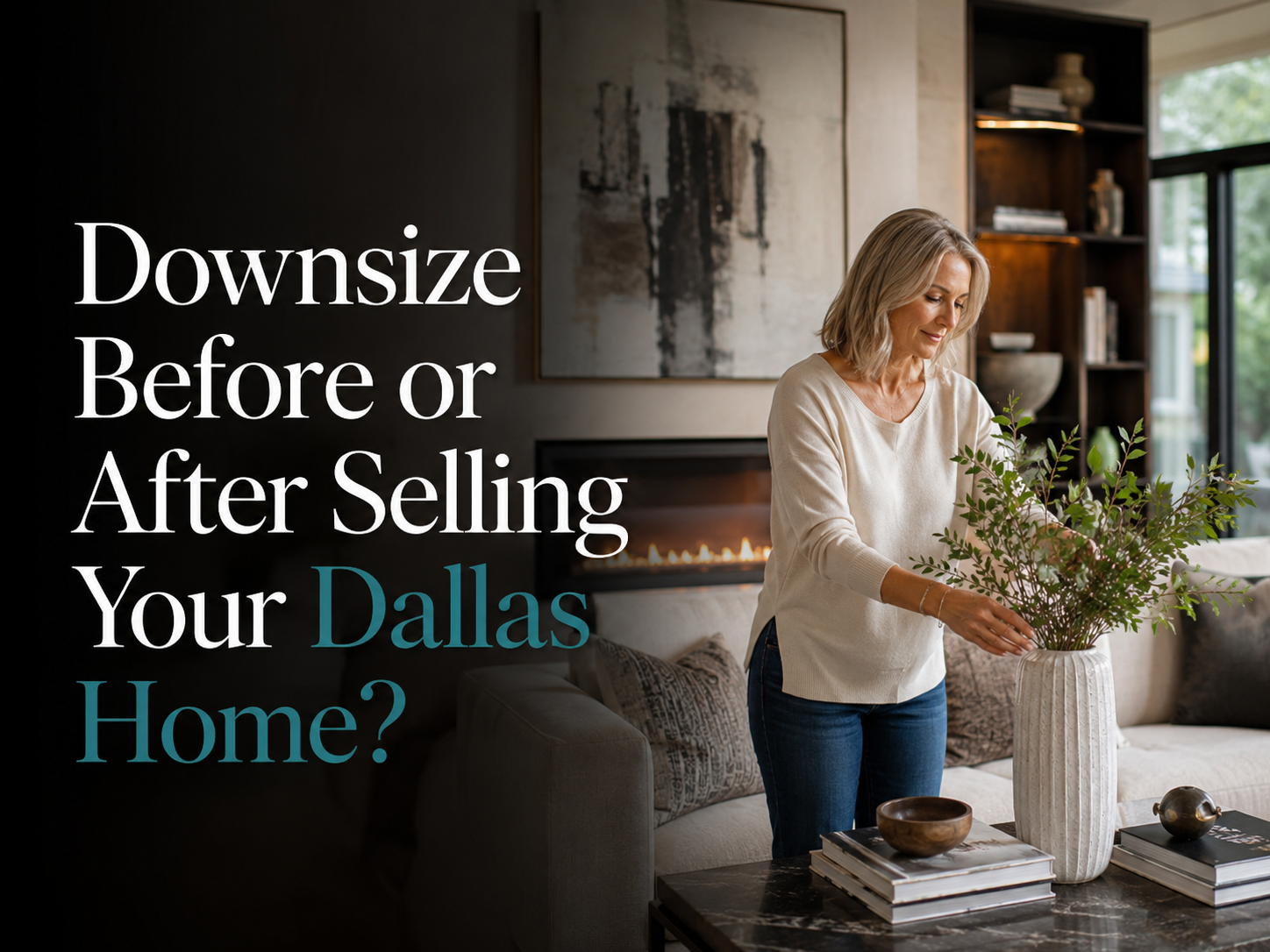 Is It Better to Downsize Before or After Selling My Dallas Home?