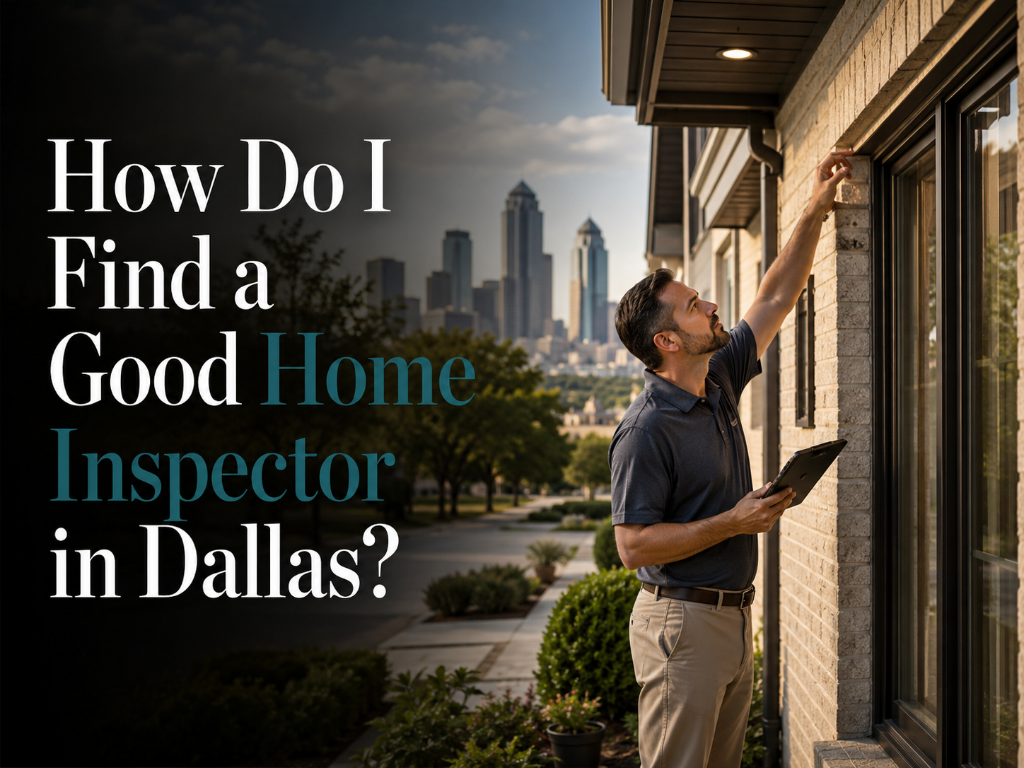How Do I Find a Good Home Inspector in Dallas?