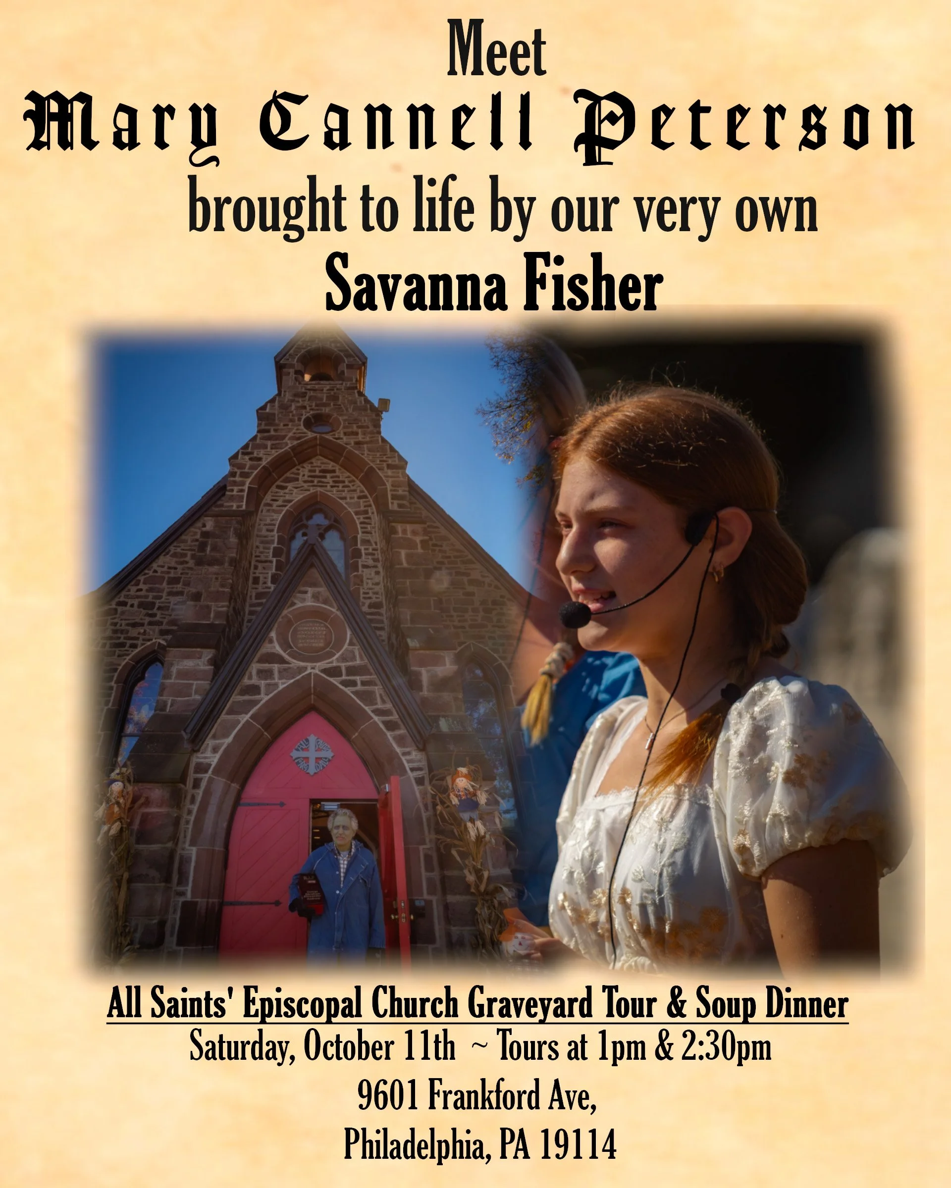 All Saints' Episcopal Church Graveyard Tour & Soup Dinner