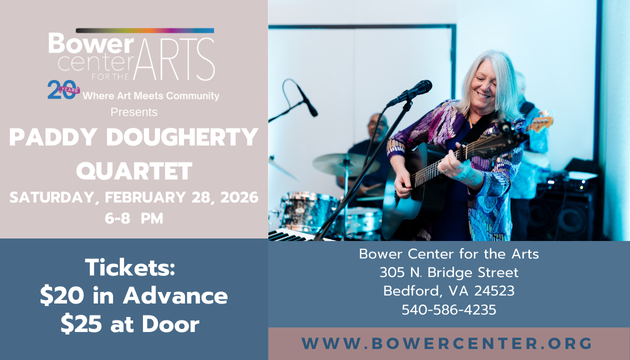 Paddy D Quartet at The Bower Center For the Arts