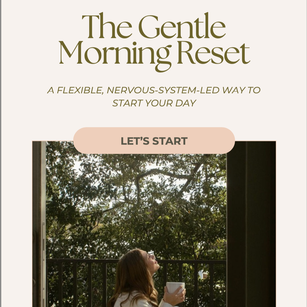 The Gentle Morning Reset
