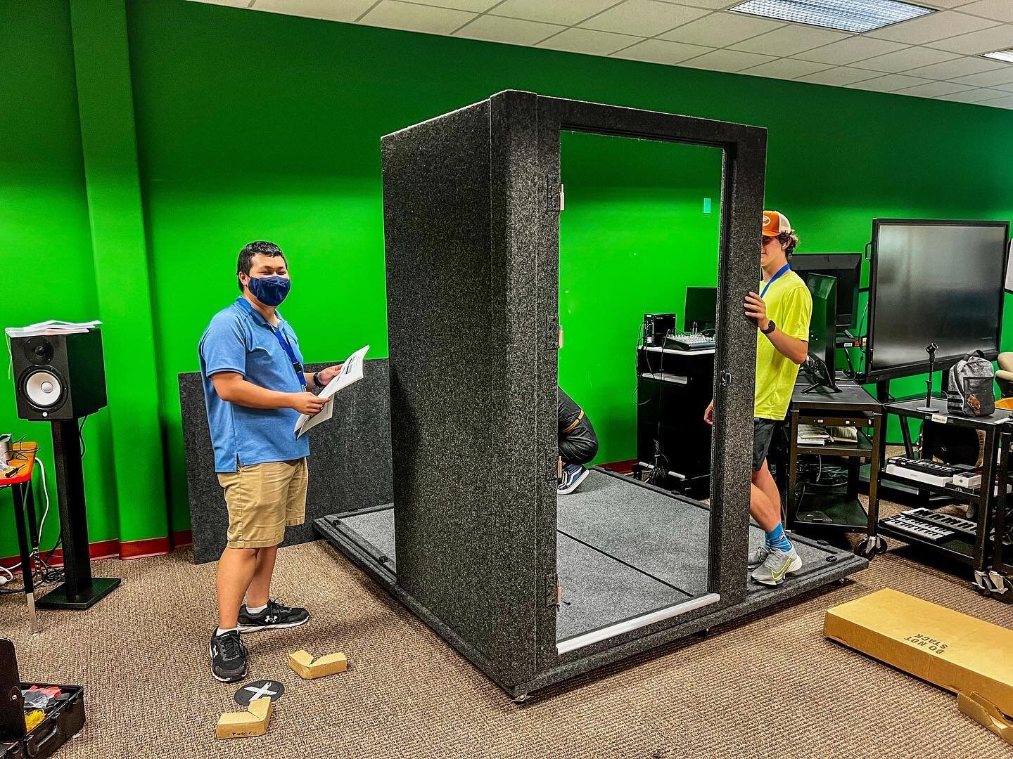 We&rsquo;re excited to get things rolling with the young people at Sun Prairie East in Dane County, WI!

Today we built the Recording Booth and got the Pre Production labs, and Main Studio set up! It&rsquo;s going to be a great school year! @sunprair